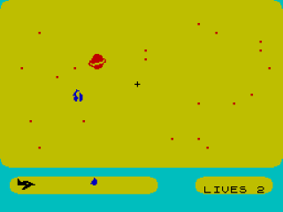 Meteor Storm screenshot 2 for ZX Spectrum